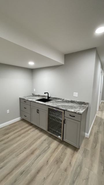 Kitchen cabinet and countertop detail